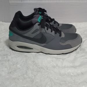 grey and teal sneakers
